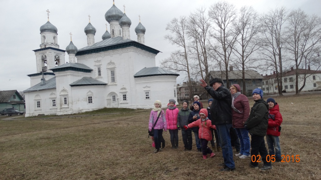 Гимназисты 3 В в Каргополе